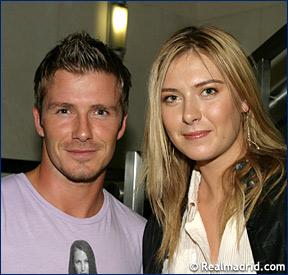 bekham et sharapova